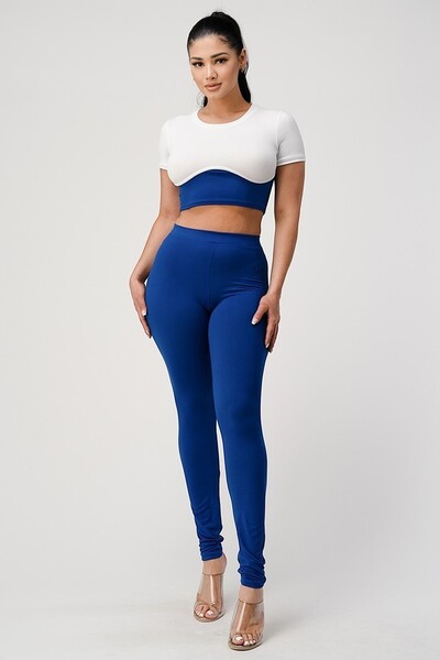 Full High Waist - Leggings With Corp Top: $65.00