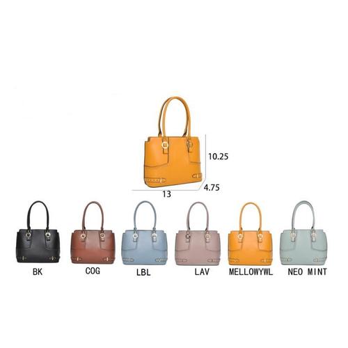 Tote Embossed Sides Handbag: $79.99